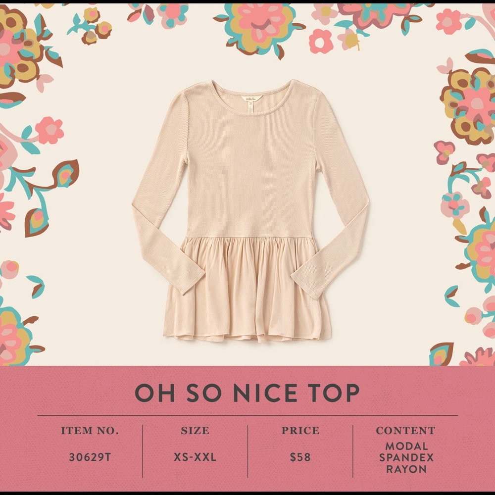 Matilda Jane Oh So Nice Top - Sz Small NIB